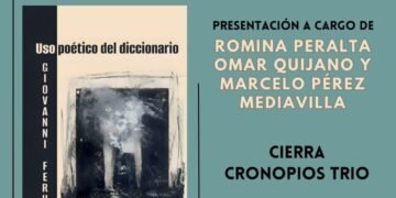 El Guadal presenta el libro “Uso poético del diccionario”, de Giovani Feruglio