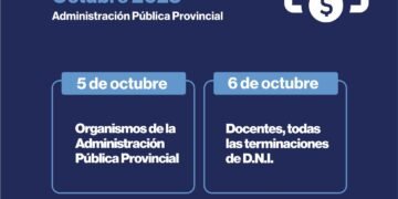 El jueves inicia el cronograma de pago para la administración pública provincial