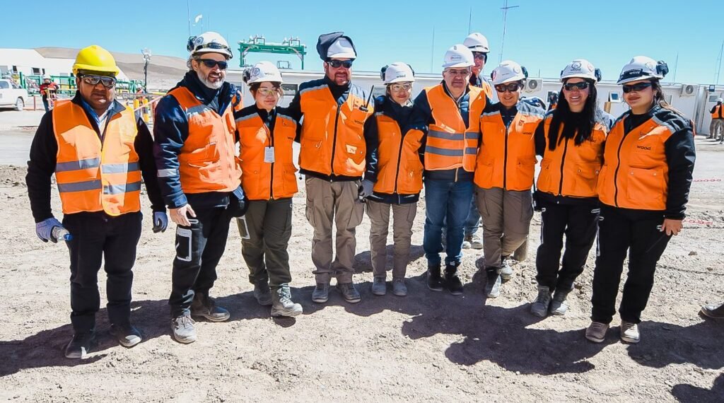 Jalil y Lamothe visitaron los proyectos de litio instalados en El Salar del Hombre Muerto