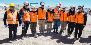 Jalil y Lamothe visitaron los proyectos de litio instalados en El Salar del Hombre Muerto