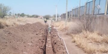 Obras de saneamiento en Loteo Los Terebintos