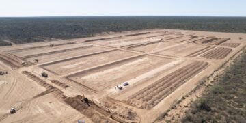 Avanza la obra de cloacas en Recreo destinada a 14 mil habitantes