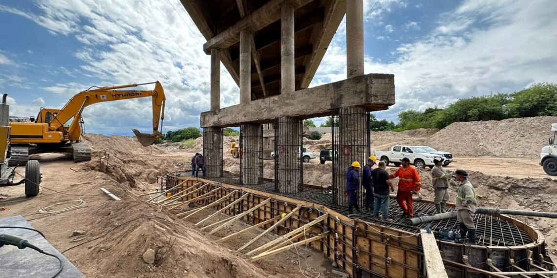 Avanza la obra de reparación del puente de Sumalao