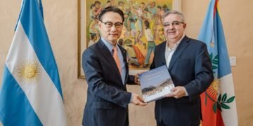 El Embajador de Corea del Sur se reunió con Raúl Jalil