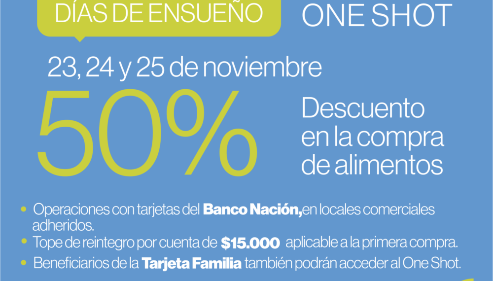 Este sábado habrá One Shot y la semana que viene del Días de Ensueño