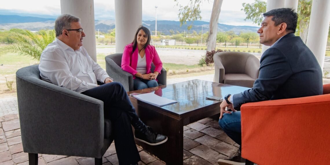 Jalil, Benavidez y Ferreyra proyectan obras y acciones para FME