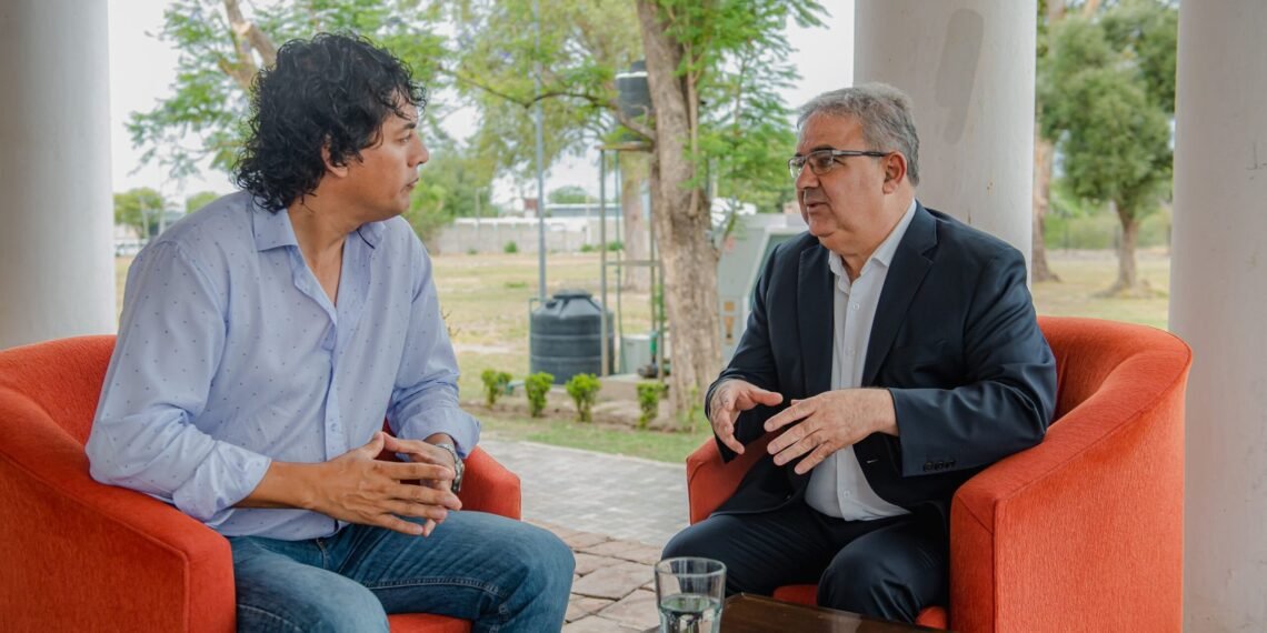 Raúl Jalil recibió al intendente electo de Santa Rosa