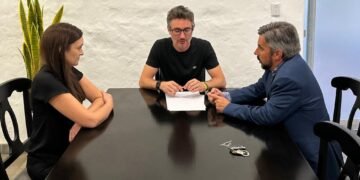 El ministro de Gobierno y el decano de la Facultad de Derecho trabajan en una agenda conjunta