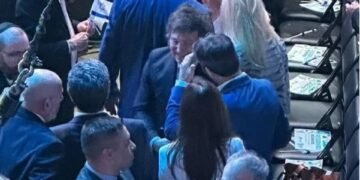 Javier Milei participó de la inauguración de los Juegos Macabeos Panamericanos en Argentina