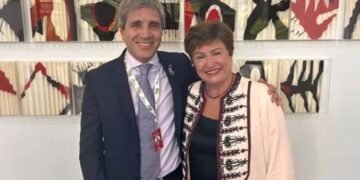 Caputo se reunió con Georgieva en Brasil