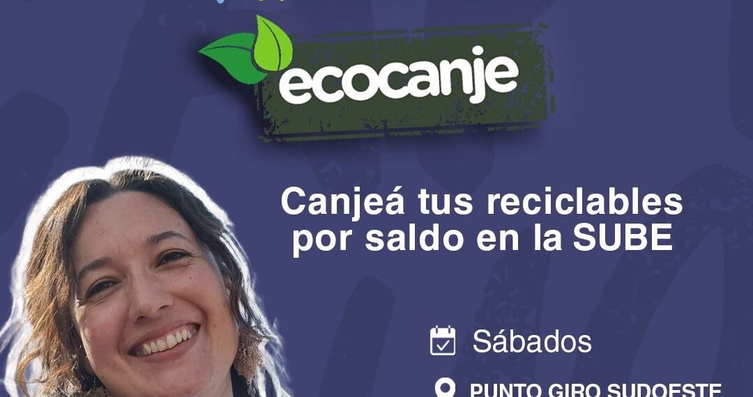 GIRO vuelve con el EcoCanje por saldo en la SUBE