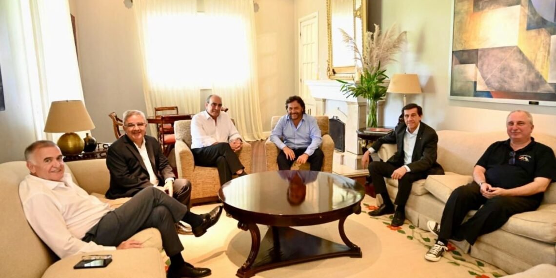 Jalil y gobernadores se reunieron con el ministro Francos
