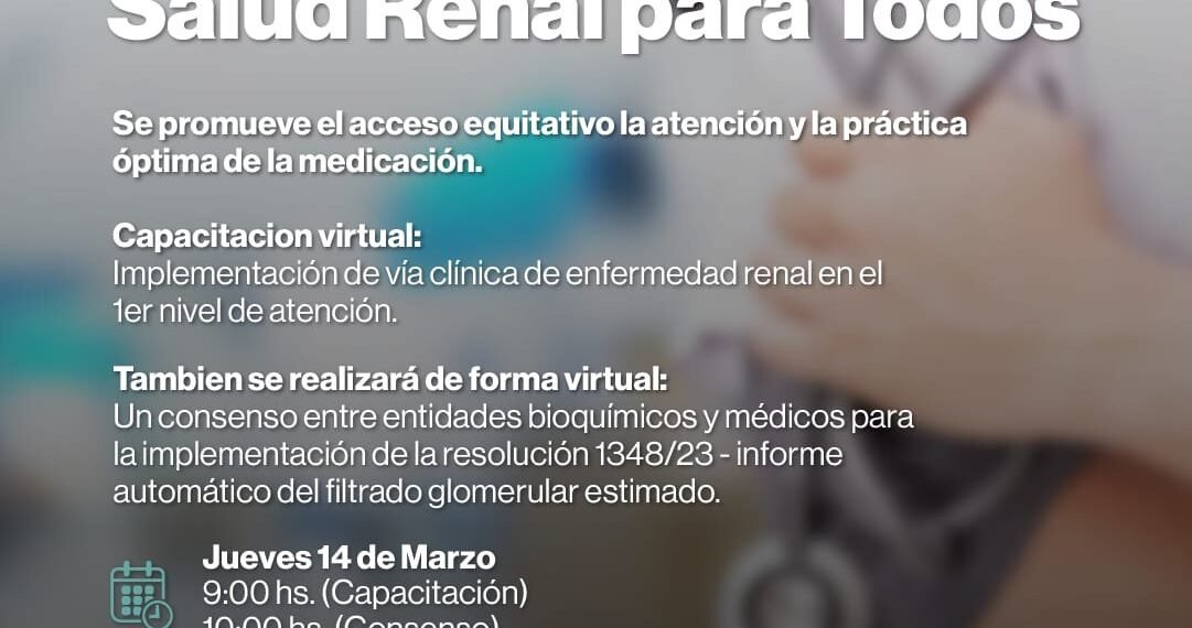 Acciones por el Día Mundial del Riñón