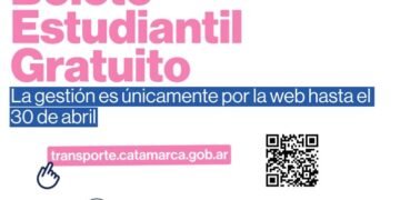 La gestión del Boleto Estudiantil Gratuito se realiza únicamente vía web
