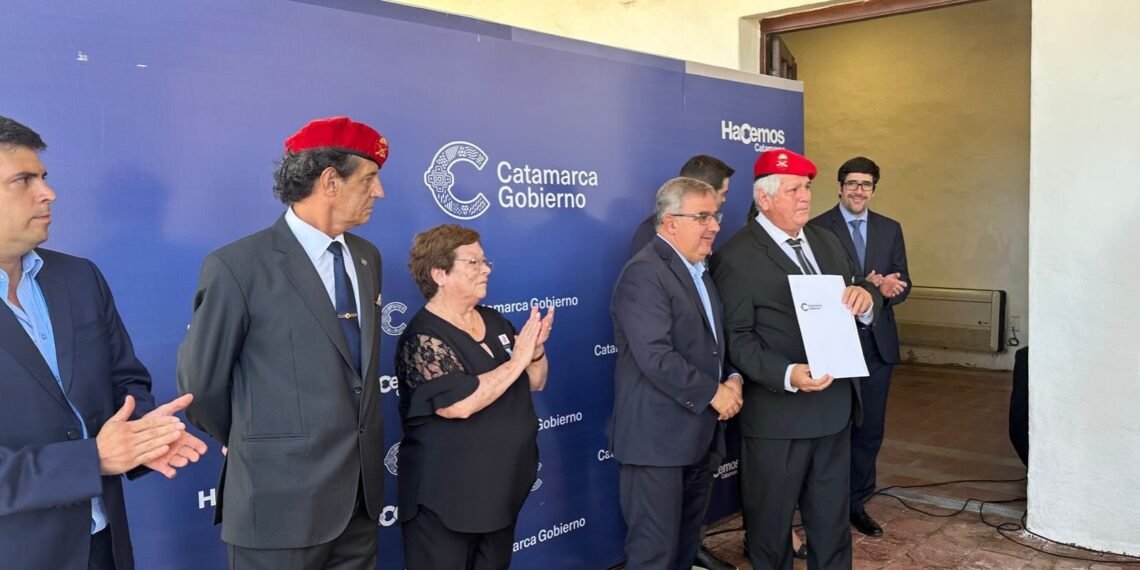 Se realizó la entrega de la pensión “Renta Vitalicia Héroe de Malvinas”