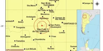 Un fuerte temblor sacudió a Catamarca