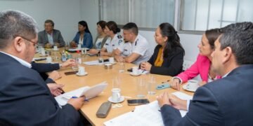 Reunión con autoridades por iniciativa de formación continua de la Policía y Servicio Penitenciario