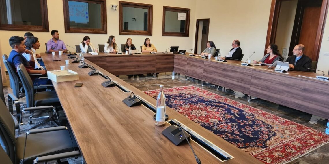 Artesanos locales promovieron sus tejidos en el Dicasterio de Desarrollo Humano Integral del Vaticano