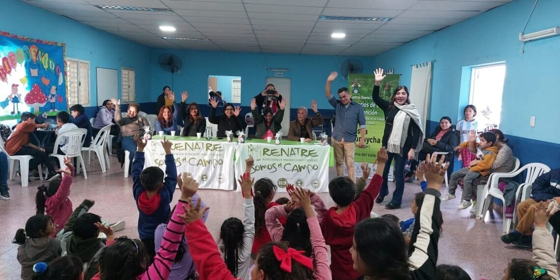 El RENATRE reabrió centros CRECER en Catamarca para brindar asistencia a 163 niños, niñas y adolescentes