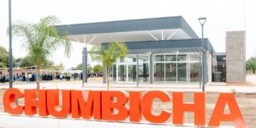 Inauguración de la nueva Terminal de Ómnibus de Chumbicha