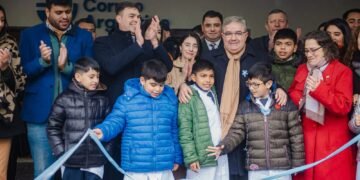 Inauguración del Centro Cívico en Los Altos