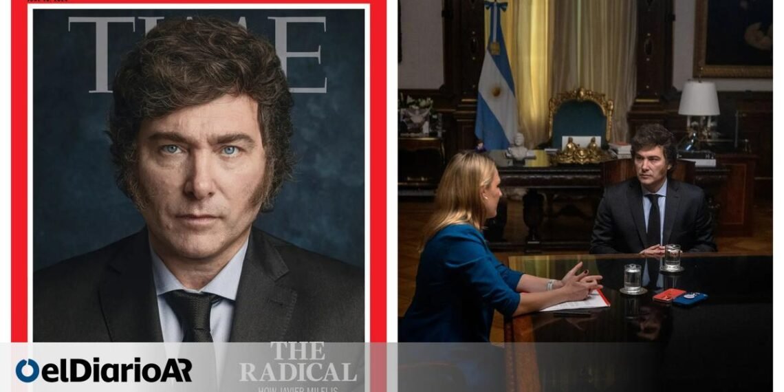 Javier Milei es tapa de la revista Time: «Su plan radical para transformar la Argentina»