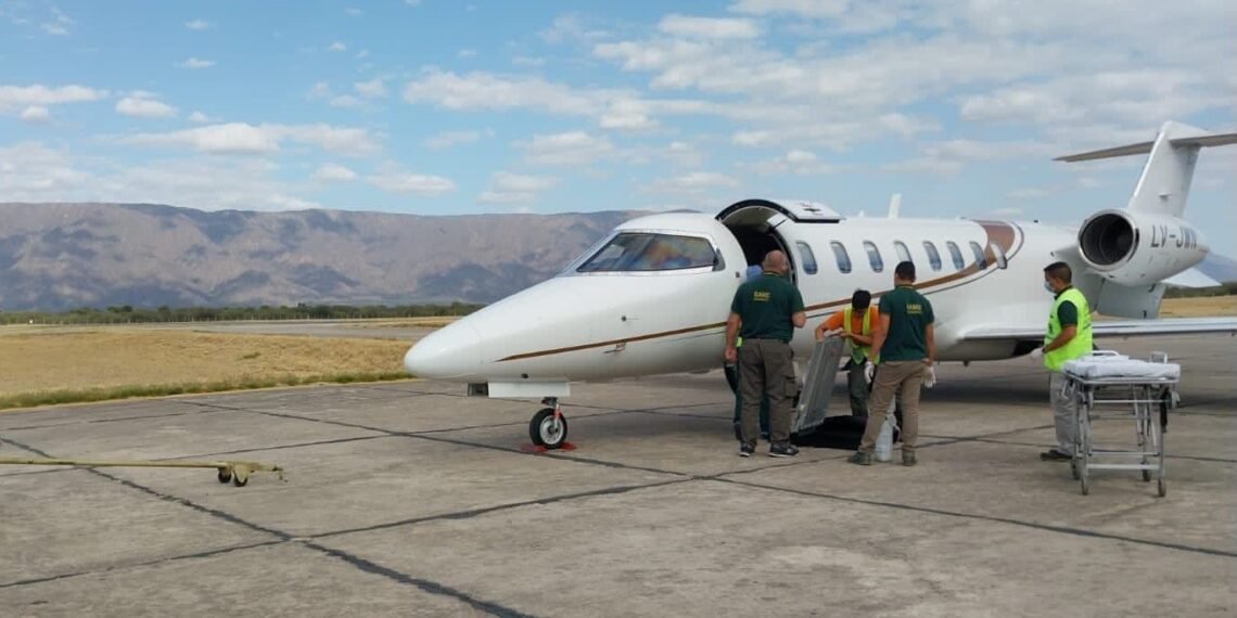 OSEP llevó adelante el traslado en avión sanitario de un bebé de un mes