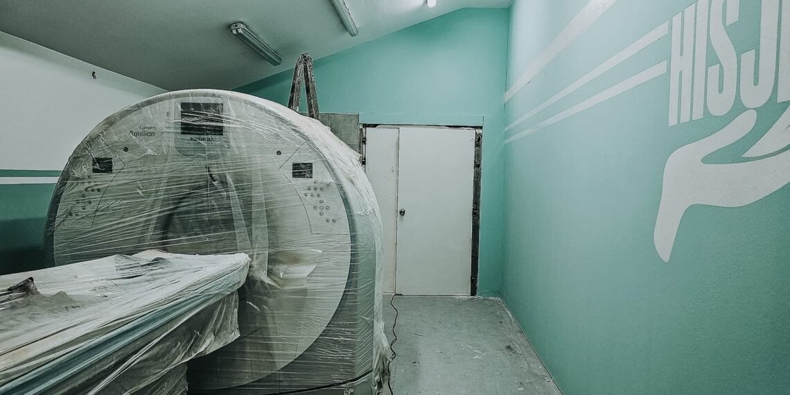 Obras de refacción del Hospital San Juan Bautista