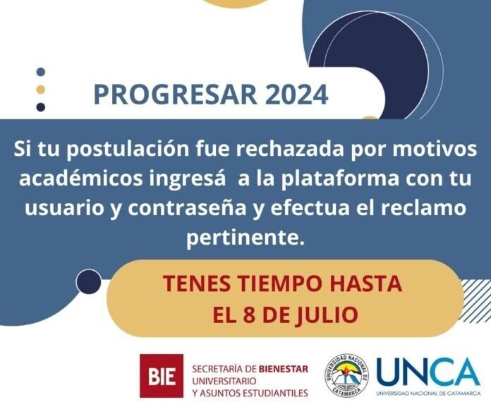 Postulantes a Becas Progresar, habilitados para hacer su reclamo