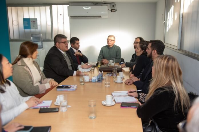 Reunión con autoridades por la prevención del Ciberdelito