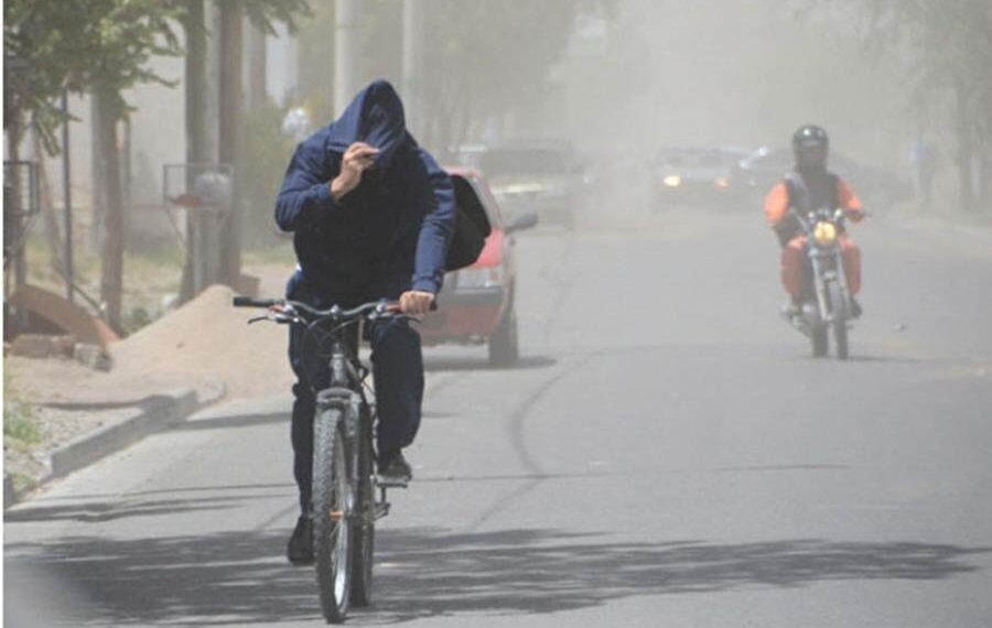 Alerta por vientos fuertes en el Oeste Provincial