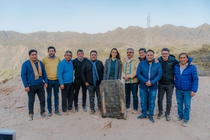 Jalil junto a intendentes recorrieron los avances de obra en la Cuesta de Zapata