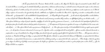 La Argentina de Milei encuentra un texto con gramática espantosa