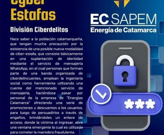 Recomendaciones para prevenir ciber estafas a nombre de EC SAPEM