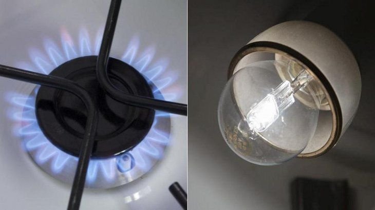 Aumentarán un 4% las tarifas de luz y gas en septiembre