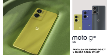 Motorola presenta en Argentina el primer moto g con pantalla sin bordes: moto g85 5G