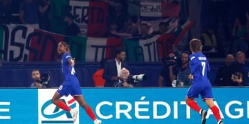 El gol a los 13 segundos que Francia le marcó a Italia en la Nations League