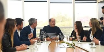 Gustavo Saadi recibió a ministros del Norte
