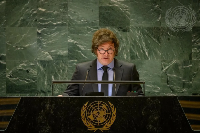 Javier Milei acusó a la ONU de “imponer una agenda ideológica” a sus miembros