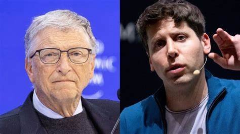 Sam Altman y Bill Gates alertan sobre los peligros y efectos de la IA