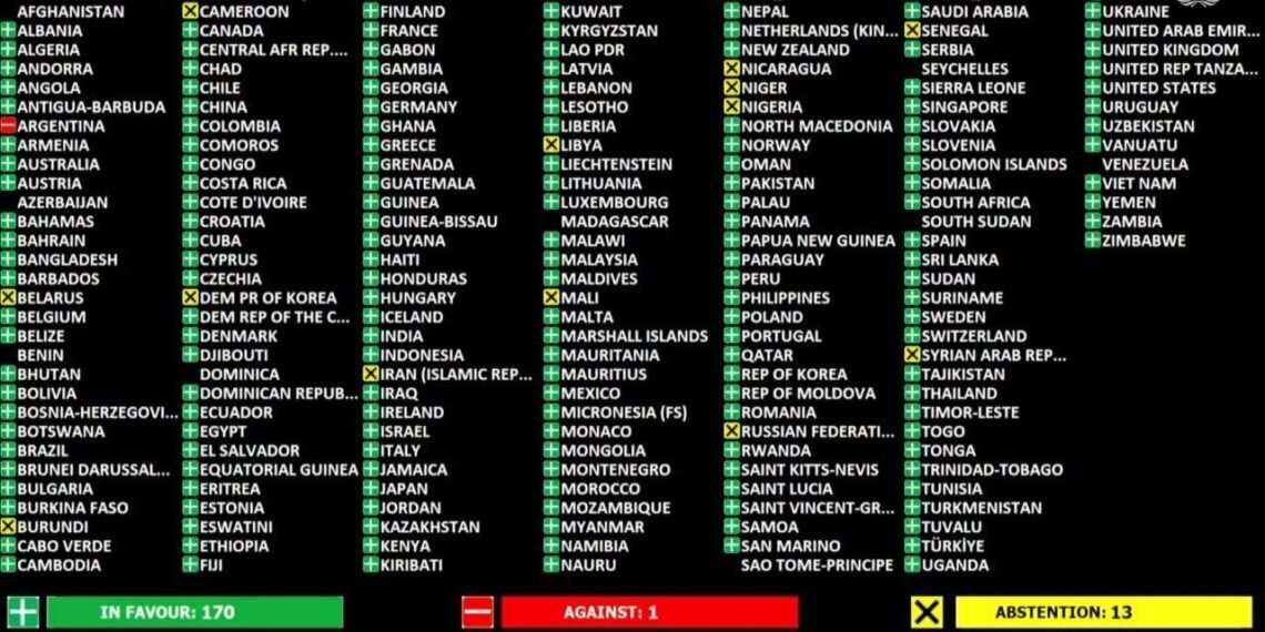 Argentina fue el único país en votar en contra de una resolución a favor de erradicar la violencia contra las mujeres