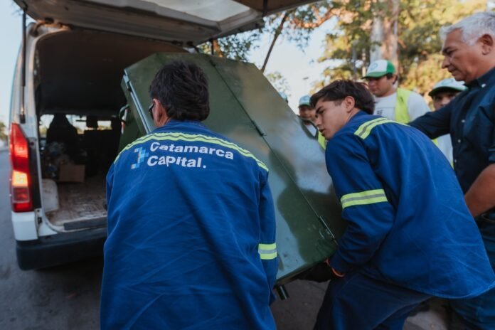 El barrio La Viñita se sumó a la recolección diferenciada y lleva una tonelada de residuos separados