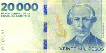 El BCRA puso en circulación el billete de $20.000