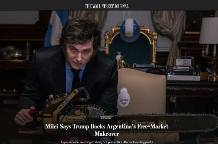 Milei dijo que confía en que Trump le ayude a lograr un acuerdo con el FMI