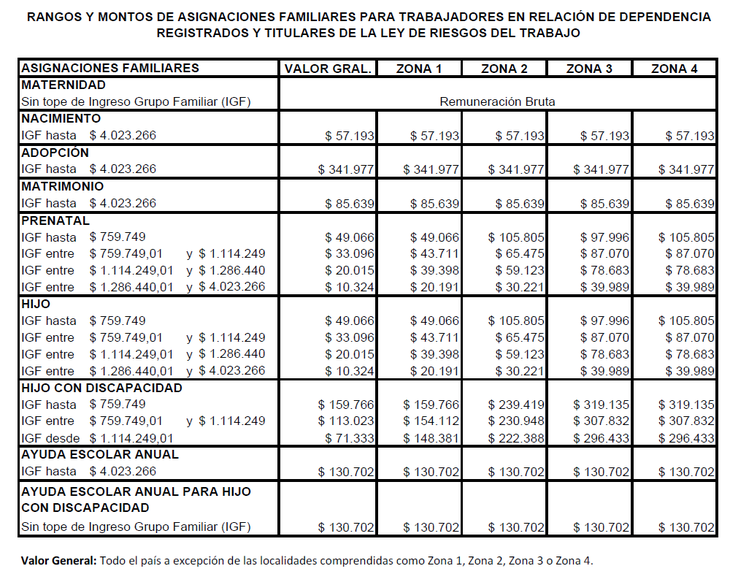 Aumento de AUH y asignaciones familiares: fijan nuevos montos para febrero del 2025