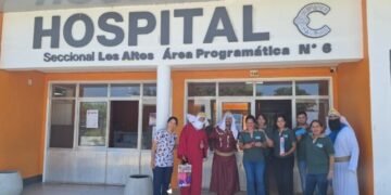 Los Reyes Magos llevaron alegría al Hospital de Los Altos