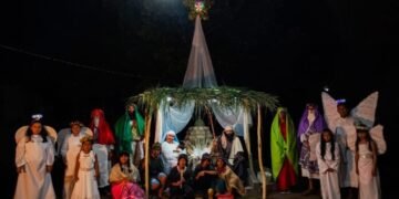 Pesebre viviente en la localidad El Potrero de Andalgalá