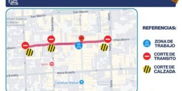 Se interrumpirá el tránsito en un sector del centro por trabajos en la red de agua