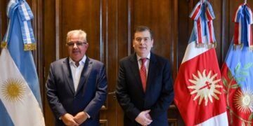 Raúl Jalil y Gerardo Zamora solicitan a Nación el inicio de la obra de la red de acueductos del Río Albigasta