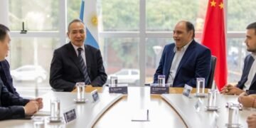 Saadi recibió a embajador de China en Argentina 
